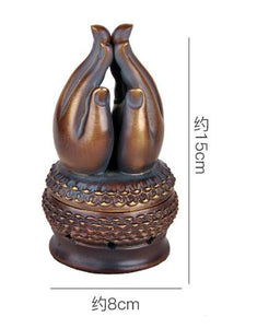 Retro Nostalgic Indoor Home Incense Burner Tea Ceremony Decoration Aromatherapy Furnace Zen Buddha Hand Incense Burner