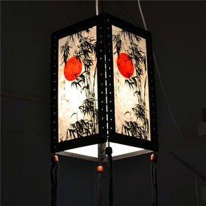 Asian Oriental Home/Bedroom/Living Room Zen Decor Desk / Table / Floor Lamps Suspension luminaire Hanging Pendant Lights